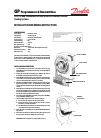 Danfoss 102 Temperature Controller Manual (2 pages)