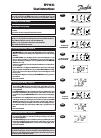 Danfoss FP715Si Temperature Controller Manual (2 pages)