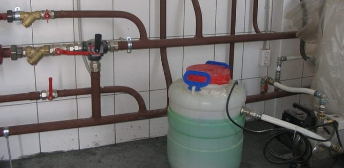 Заполняем систему отопления дома антифризом