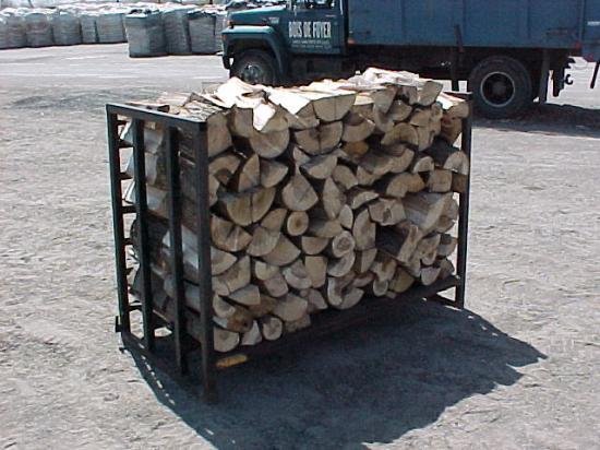 Как выглядит 1 куб дров не колотых