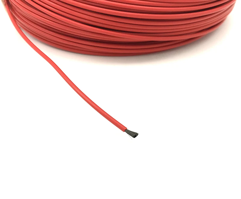 50m-12K-33Ohm-2-1MM-Teflon-Jacket-Carbon-Fiber-Heating-Cable-Hotline-Wire