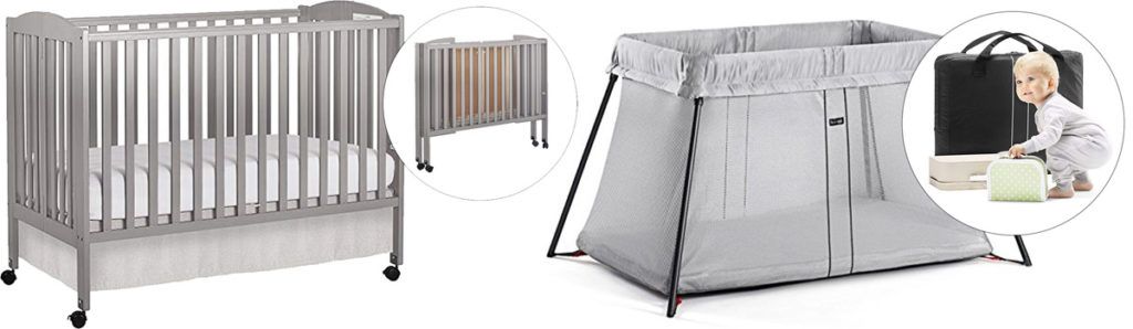 Measuremets of standard size crib vs. Pack