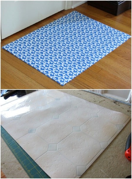 Easy DIY Fabric Bath Mat