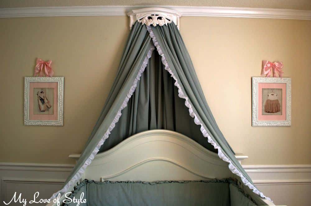 Princess style bed canopy diy