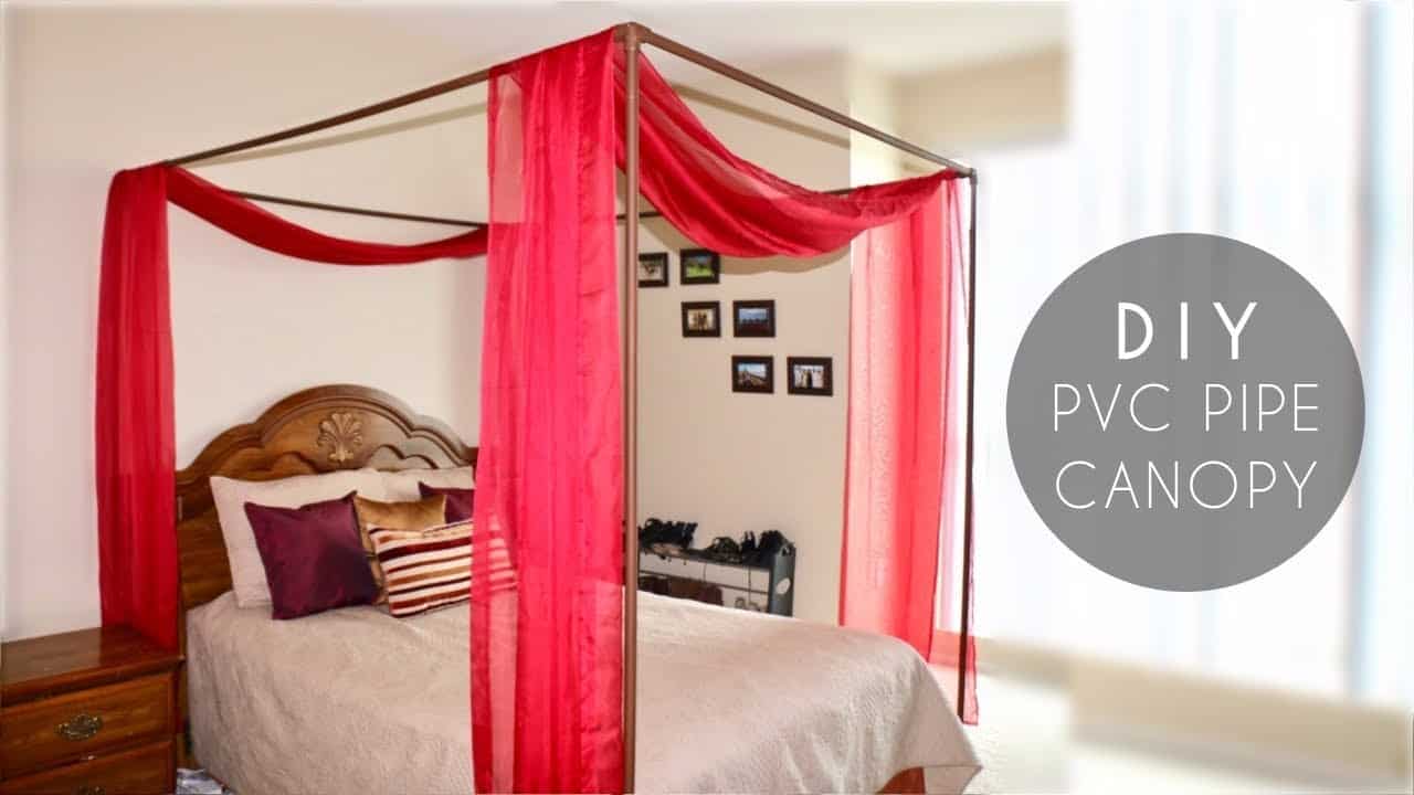 Diy pvc pipe bed canopy