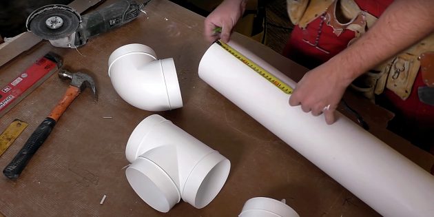 Как установить вытяжку на кухне: проложите воздуховод из пластиковых труб