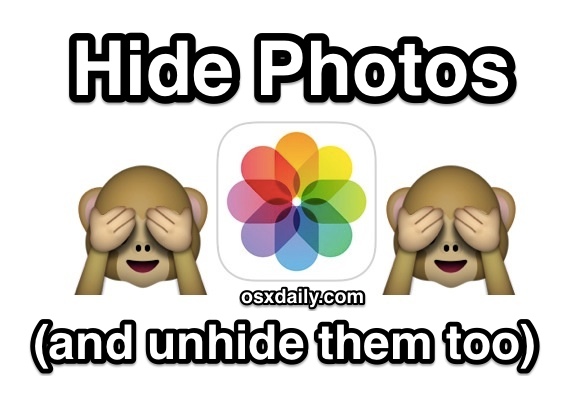 How to hide pictures in iOS