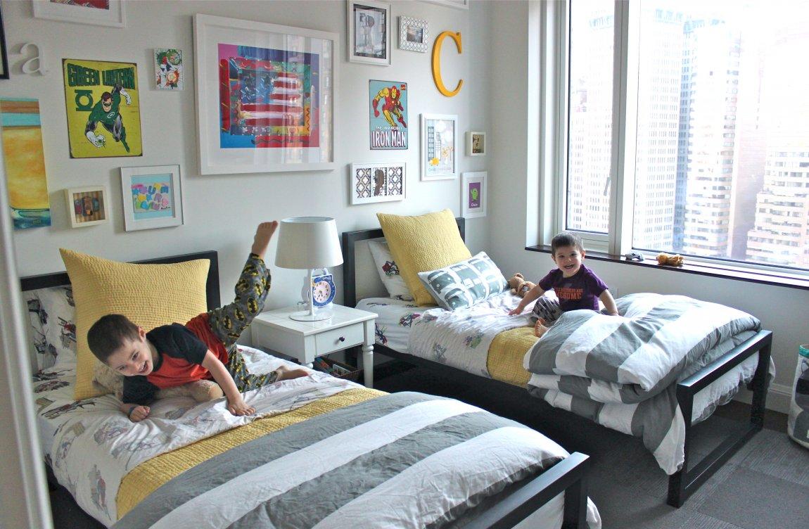 Дизайн детской комнаты для двух мальчиков в квартире