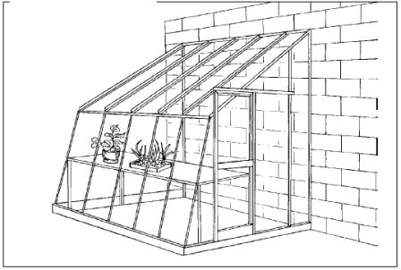 Строим примыкающую зимнюю теплицу, определяем ее возле дачного дома или хозяйственной постройки