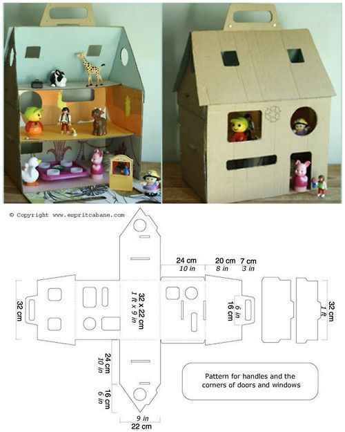 сумка-дом для кукол