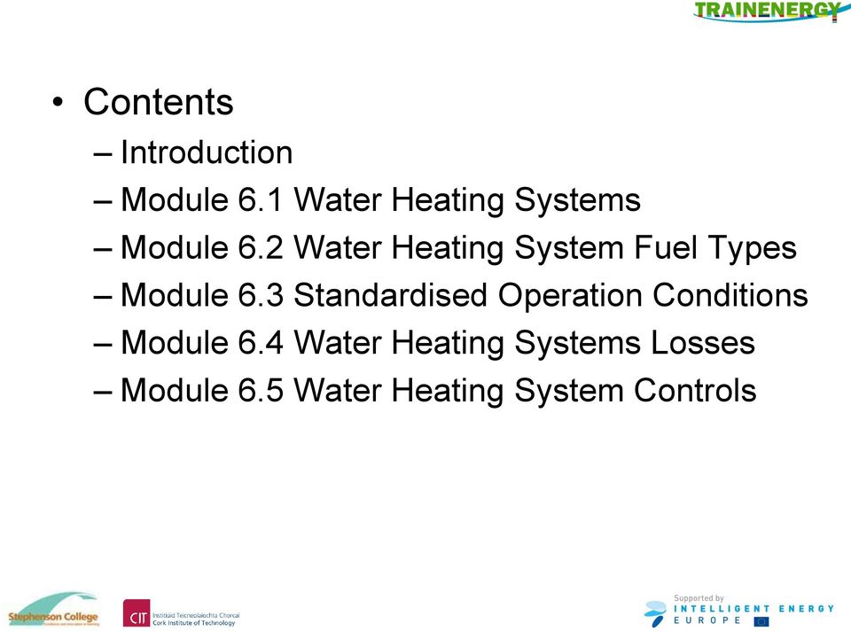 2 Water Heating System Fuel Types Module 6.