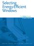 Selecting Energy-Efficient Windows