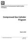 Compressed Gas Cylinder Program