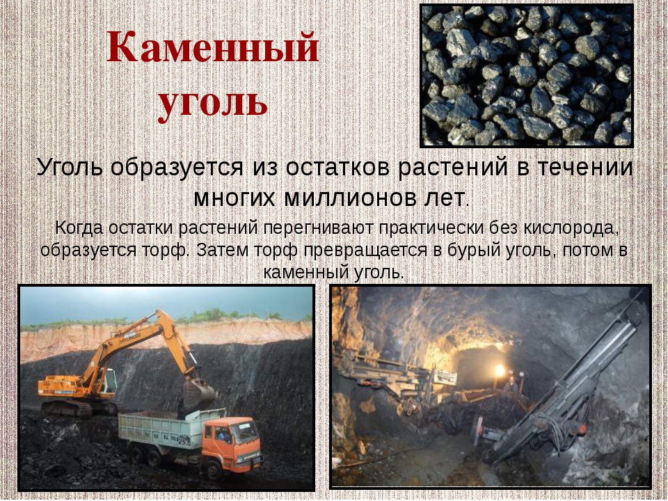 Свойства каменного угля окружающий мир 3 класс