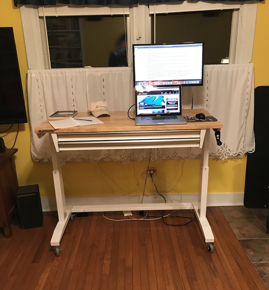 Husky Adjustable Height Work Table