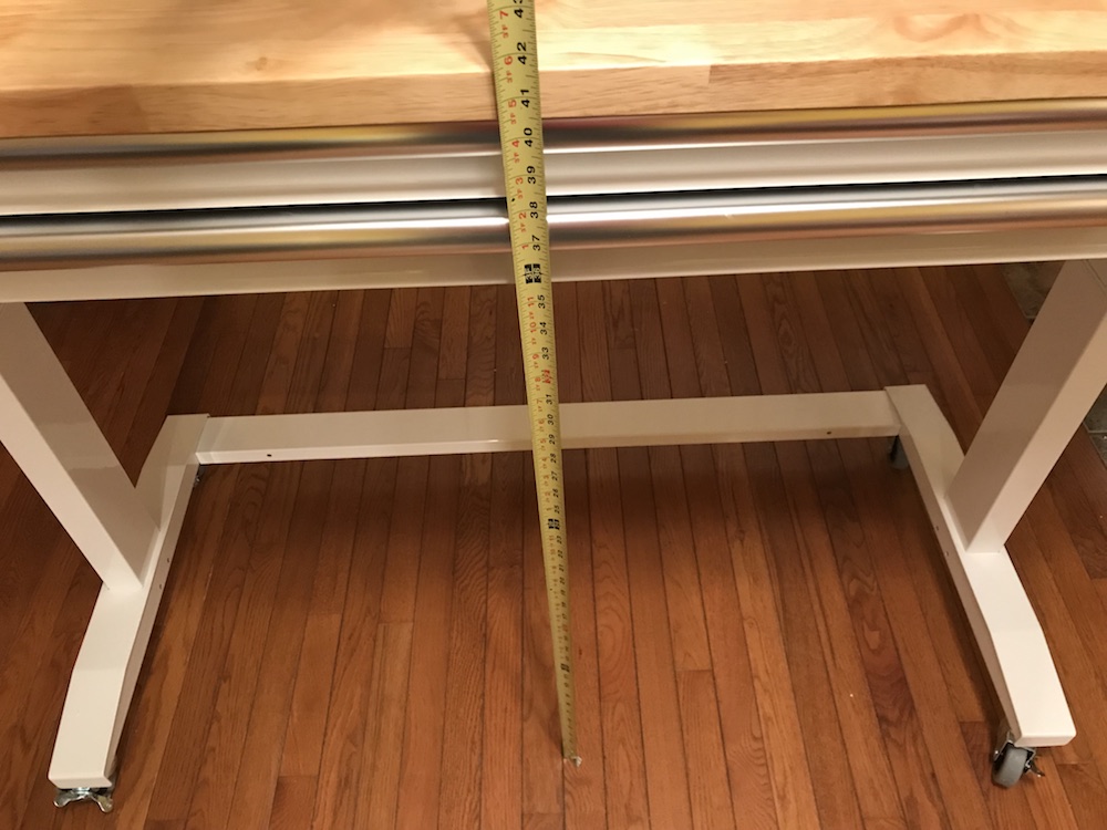 Husky Adjustable Height Work Table