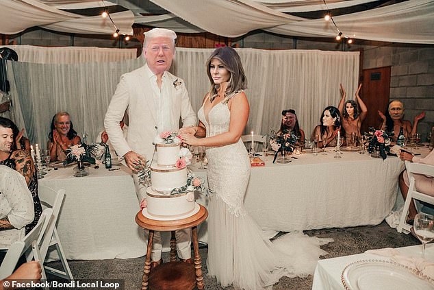 One man photoshopped Donald and Melania Trump