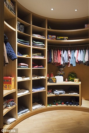 Built in: Made to measure storage will keep your clothes tidy