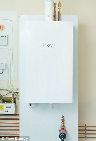 Revolutionary: The Flow boiler looks much like any other, but it will generate electricity