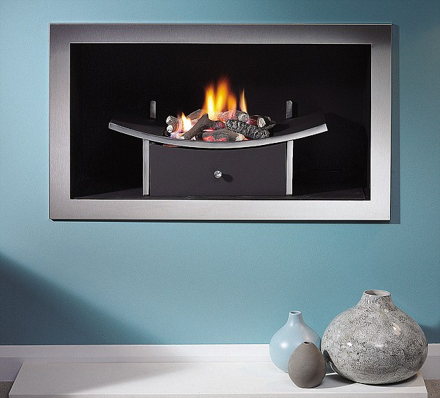 Contemporary feel: Wealthy, urban families tend to prefer easy-to-use gas fireplaces