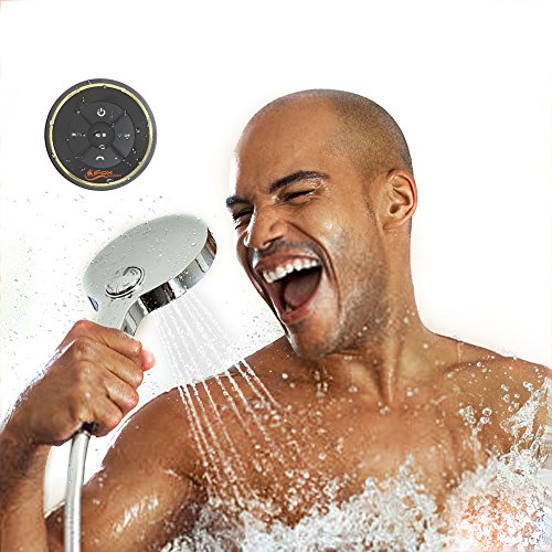 iFox iF012 Bluetooth Shower Speaker - Certified Waterproof - Wireless It Pairs Easily To All Your Bluetooth Devices - Phones, Tablets, Computer, Radio