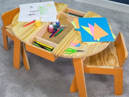 Как сделать детский столик для творчества