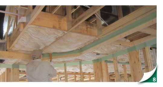 ceilings w/o attics, insulation