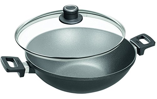Woll Nowo Titanium Wok with Side Handles and Lid, 12.5-Inch