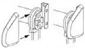 Step 3. Install the Bracket Covers (Outside Mount only)