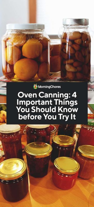 oven canning foods