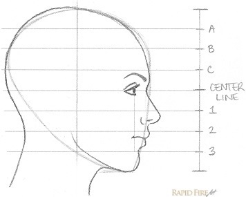 How to Draw a Female Face from the Side View Step 9_2