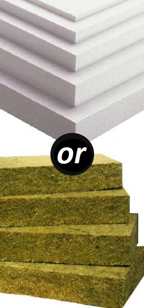 How to do thermal insulation: foam or mineral wool?