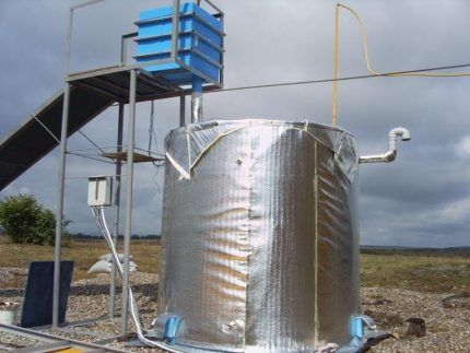 Установка для изготовления биогаза