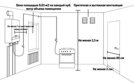 Доступ к бойлеру для обслуживания