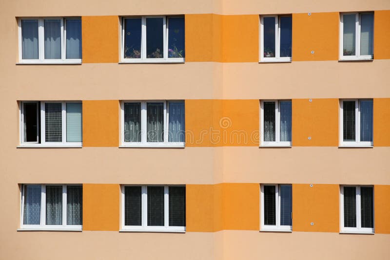 Insulated facade royalty free stock images