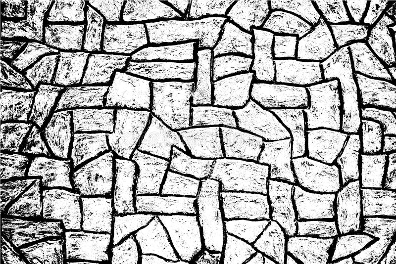 Stone wall vector overlay background texture vector illustration