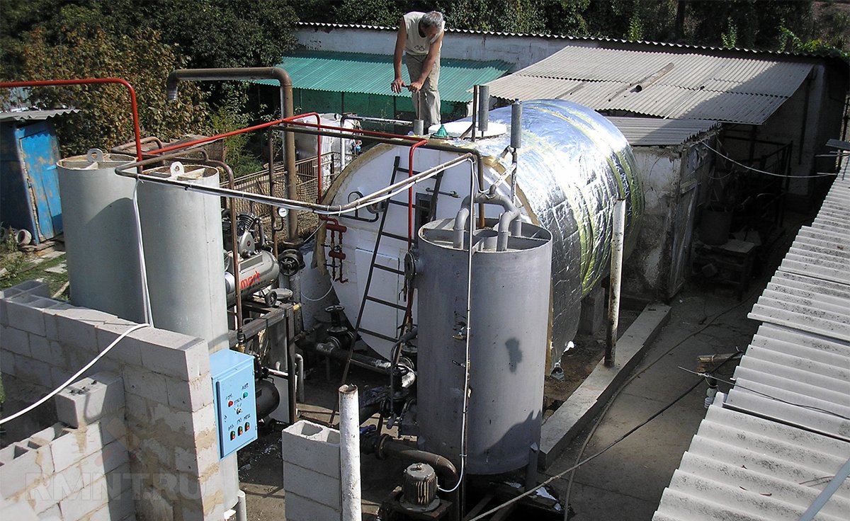 производство биогаза из навоза