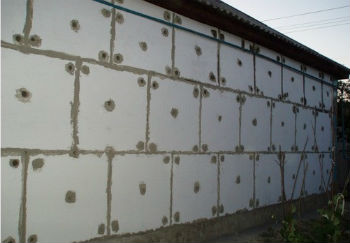 Теплоизоляция наружных стен с помощью пенопласта