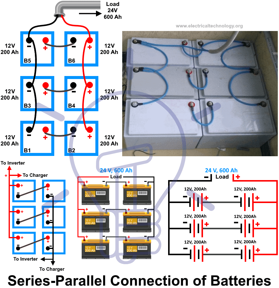 Series-Parallel Connection of Batteries