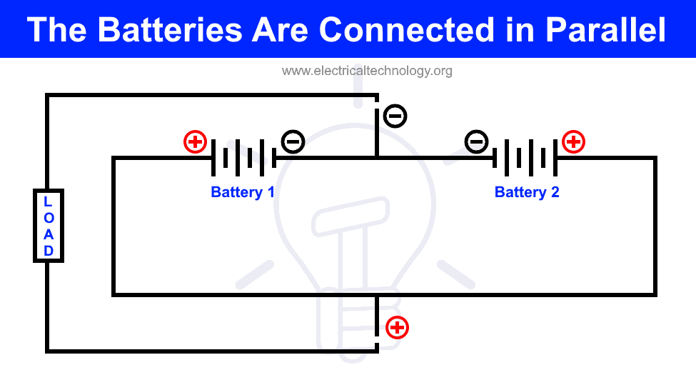 These Batteries are Connected in 1. Series 2. Parallel