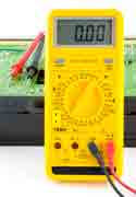 This multimeter is able to measure current