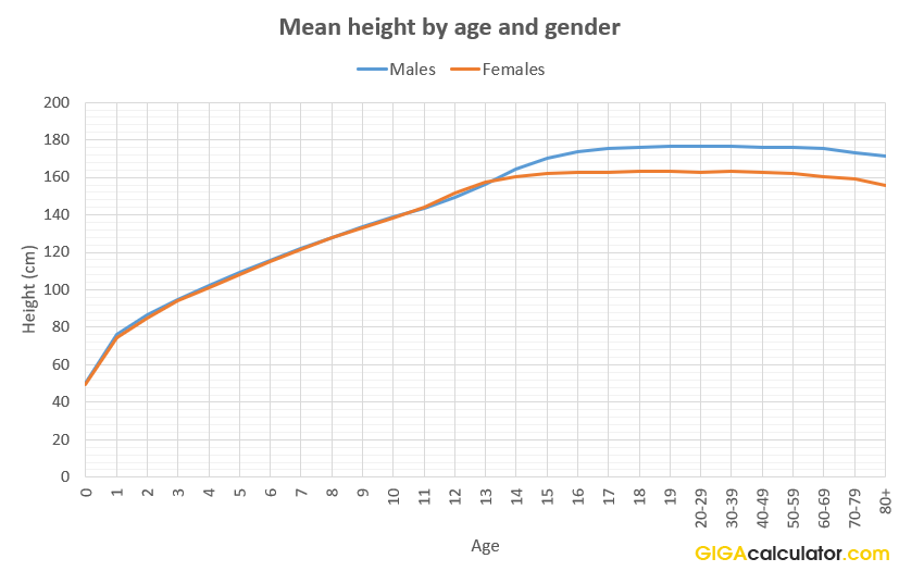 average height us citizens
