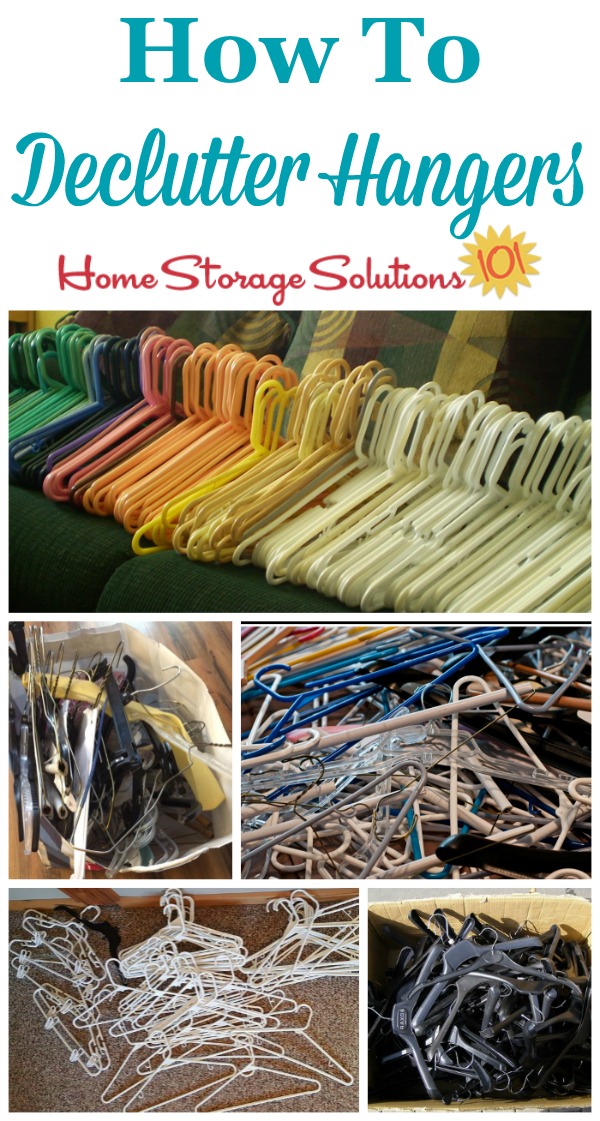 How to declutter hangers, including the types to get rid of and what to do with them once you