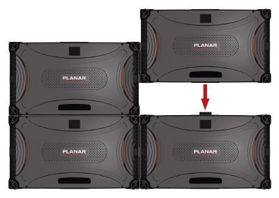 Planar TVF Series’ stackable, cableless design