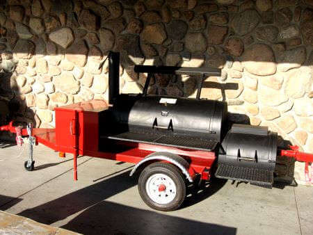 Pit Smoker On Wheels