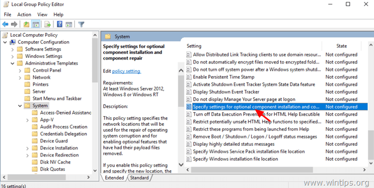 dism source group policy